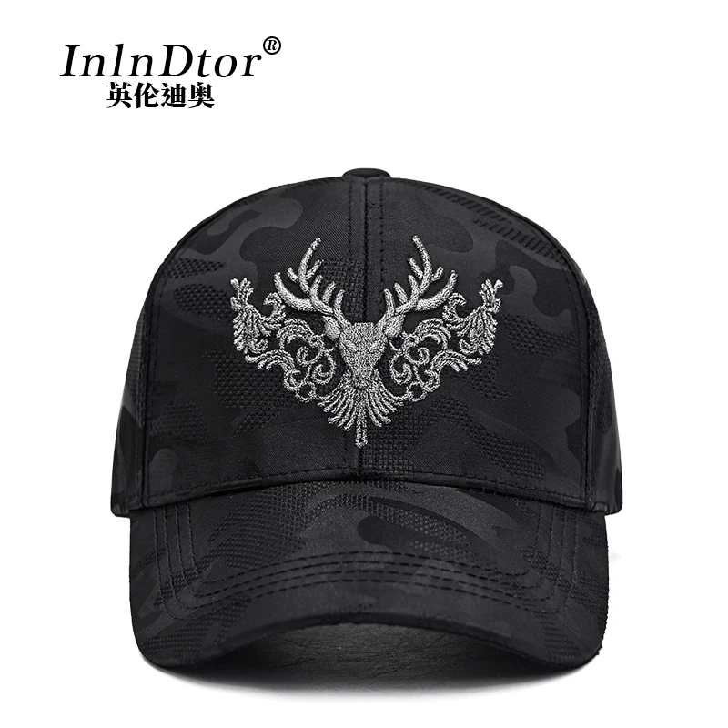 Camouflage Hat Men's Trendy High-End Brand Men's Baseball Cap Fashion Casual Deer Head Embroidered Peaked Cap
Camouflage Hat Men's Trendy High-End Brand Men's Baseball Cap Fashion Casual Deer Head Embroidered Peaked Cap