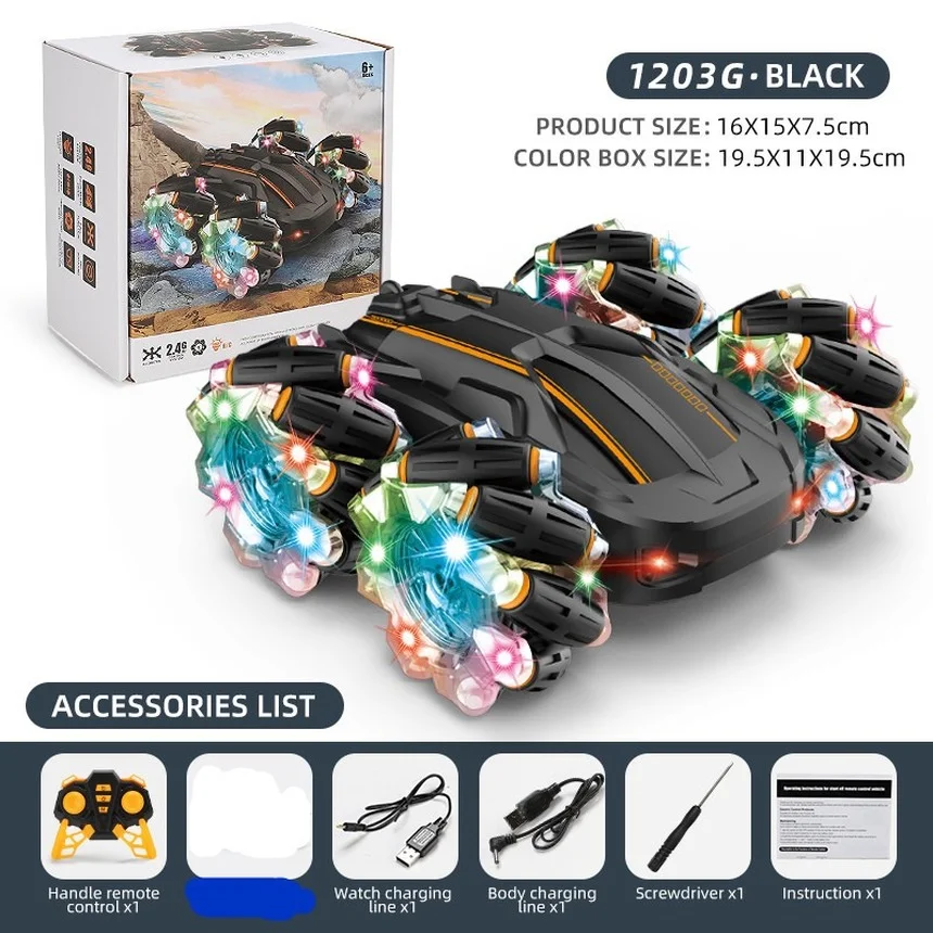 Hot 1:16 Electric RC Drift Racing Car Remote Control Double-Sided Stunt Light Charging High-Speed Off-Road Vehicle Children Toys
Hot 1:16 Electric RC Drift Racing Car Remote Control Double-Sided Stunt Light Charging High-Speed Off-Road Vehicle Children Toys