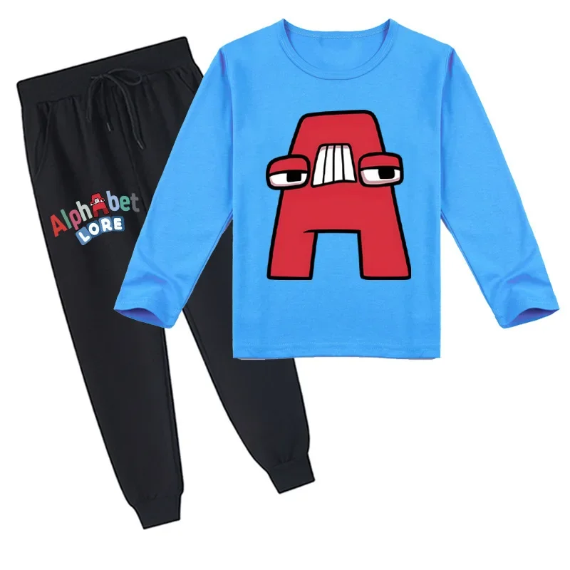 Alphabet Lore 2023 Autumn Children Children's Clothing Alphabet Lore Long-sleeved T-shirt Summer + Trousers Suit
Alphabet Lore 2023 Autumn Children Children's Clothing Alphabet Lore Long-sleeved T-shirt Summer + Trousers Suit