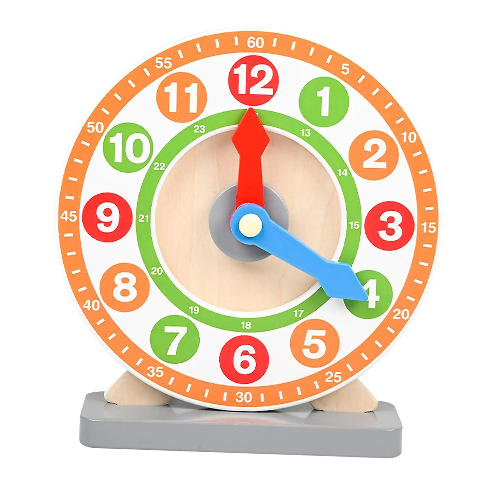 Montessori Wooden Clock Toy Teaching Demonstration Clock Analog and numbers Time Kids Clock Toy for Children Homeschool Toddlers
Montessori Wooden Clock Toy Teaching Demonstration Clock Analog and numbers Time Kids Clock Toy for Children Homeschool Toddlers