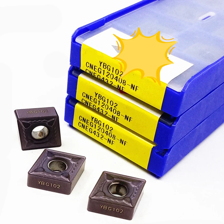 ZC-CT CNEG120404-NF YBG102 / CNEG120408-NF YBG102 CNC carbide inserts finish machining For Steel, stainless steel 10PCS/BOX
ZC-CT CNEG120404-NF YBG102 / CNEG120408-NF YBG102 CNC carbide inserts finish machining For Steel, stainless steel 10PCS/BOX