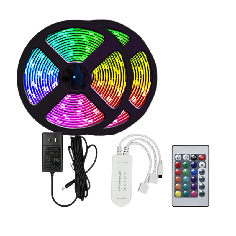 LED Light Smd5050 Rgb Smart Phone App Music Synchronization 24-Key Remote Control Suitable For Bedroom TV Room
LED Light Smd5050 Rgb Smart Phone App Music Synchronization 24-Key Remote Control Suitable For Bedroom TV Room