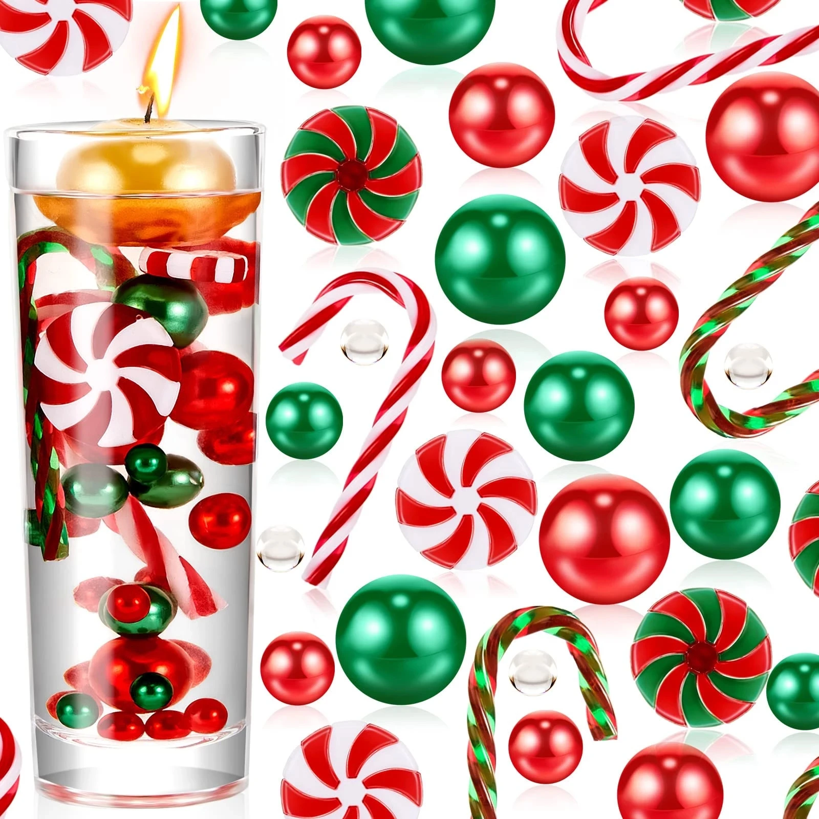 Christmas Vase Filler Pearl for Vase Candyland Pearls Water Gels Beads Floating Candles Centerpiece for Christmas Party Decor
Christmas Vase Filler Pearl for Vase Candyland Pearls Water Gels Beads Floating Candles Centerpiece for Christmas Party Decor
