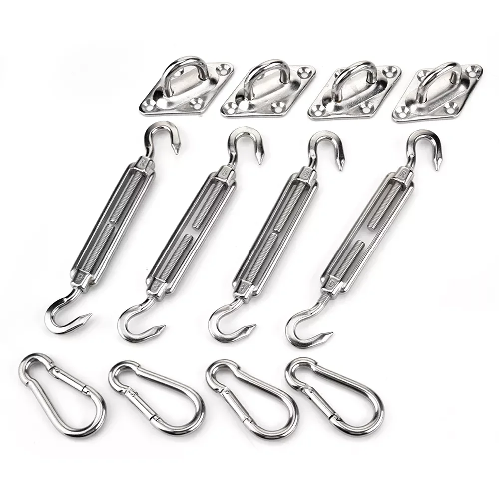 Awning Install Attachment Set Heavy Duty Sun Shade Sail Stainless Steel Hardware Kit for Home Garden Sunshade Fixing Accessories
Awning Install Attachment Set Heavy Duty Sun Shade Sail Stainless Steel Hardware Kit for Home Garden Sunshade Fixing Accessories