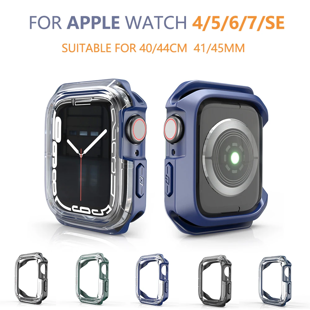 Полностью защищающий чехол для часов Apple Watch 4/5/SE/360, противоударный чехол из ТПУ для iwatch 40 мм, 41 мм, 44 мм, 45 мм, аксессуары для часов
Полностью защищающий чехол для часов Apple Watch 4/5/SE/360, противоударный чехол из ТПУ для iwatch 40 мм, 41 мм, 44 мм, 45 мм, аксессуары для часов
