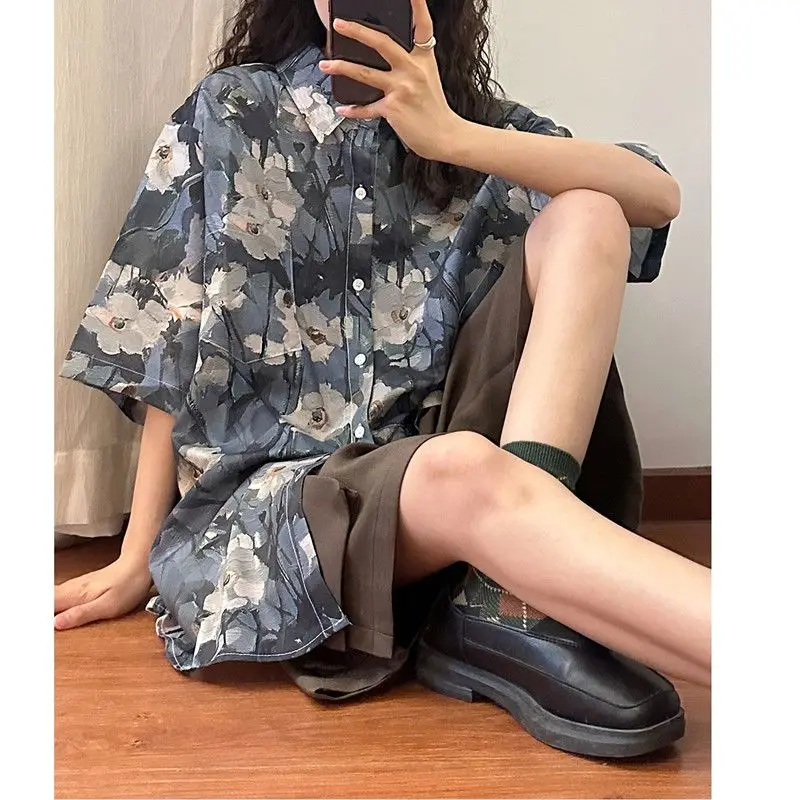 Short Sleeve Shirts Fashion Woman Blouse 2023 Summer Retro Floral Women Korean Style Shirt Women's Blouses Top Lady Clothes Y2k
Short Sleeve Shirts Fashion Woman Blouse 2023 Summer Retro Floral Women Korean Style Shirt Women's Blouses Top Lady Clothes Y2k