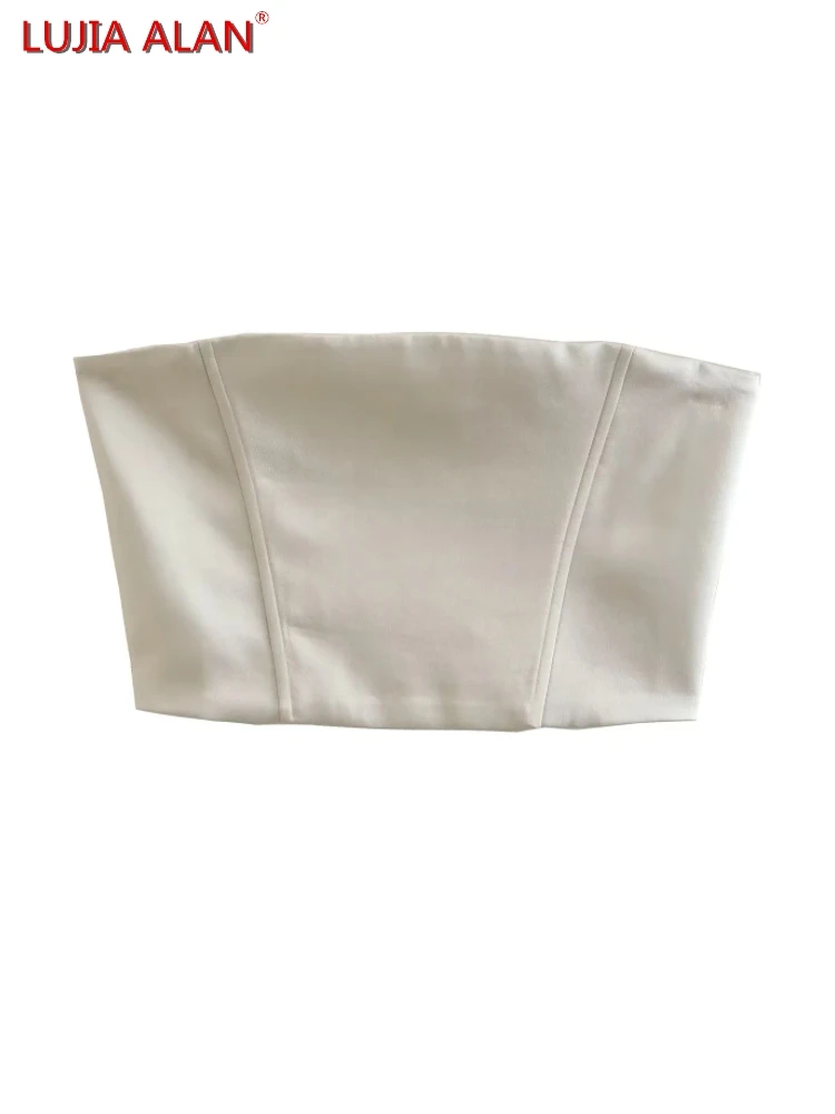 2 Colors New Women's Satin Sexy Slim Fit Corset Casual Short Blouse Crop Tops LUJIA ALAN B911
2 Colors New Women's Satin Sexy Slim Fit Corset Casual Short Blouse Crop Tops LUJIA ALAN B911