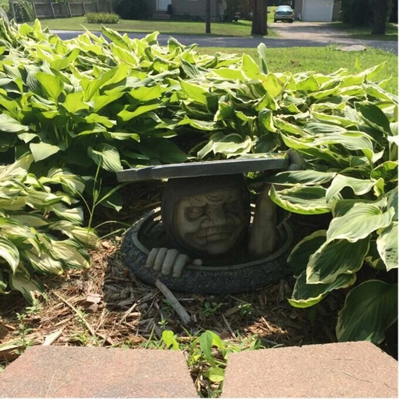Dweller Below Garden Statue Resin Sculpture Ornament Outdoor Decoration Two-Tone Stone Finish Home Decor
Dweller Below Garden Statue Resin Sculpture Ornament Outdoor Decoration Two-Tone Stone Finish Home Decor