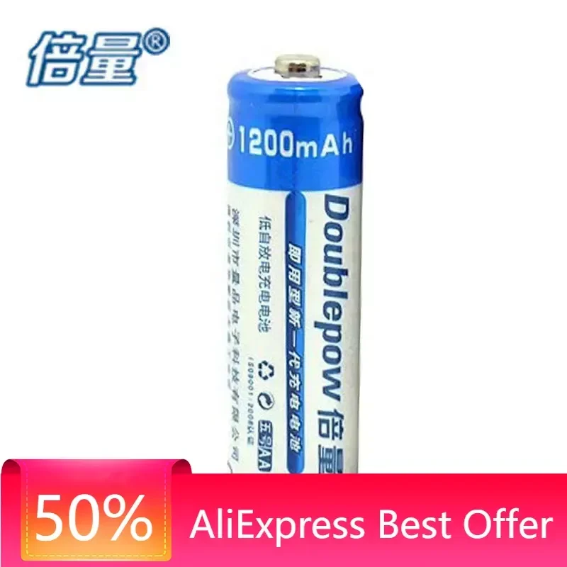High Capacity Rechargeable AA Batteries, Nickel Hydrogen Nickel Cadmium, 1200mAh 1.2V, Size 5
High Capacity Rechargeable AA Batteries, Nickel Hydrogen Nickel Cadmium, 1200mAh 1.2V, Size 5
