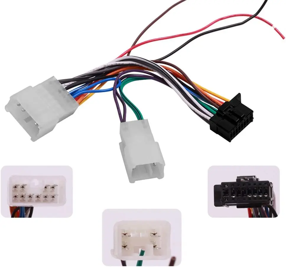 Radio Wiring Harness Pioneer Headunits Compatible with Toyota| Fits for All Non-JBL Toyota and Scion Models 1987-17 (All BRZs)
Radio Wiring Harness Pioneer Headunits Compatible with Toyota| Fits for All Non-JBL Toyota and Scion Models 1987-17 (All BRZs)