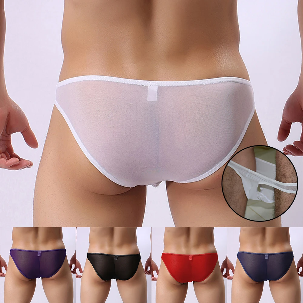 See Through Briefs Men Sexy Low Waist Mesh Underwear Bugle Pouch Underpants Breathable Ultra-Thin Panties Transparent Underwear
See Through Briefs Men Sexy Low Waist Mesh Underwear Bugle Pouch Underpants Breathable Ultra-Thin Panties Transparent Underwear