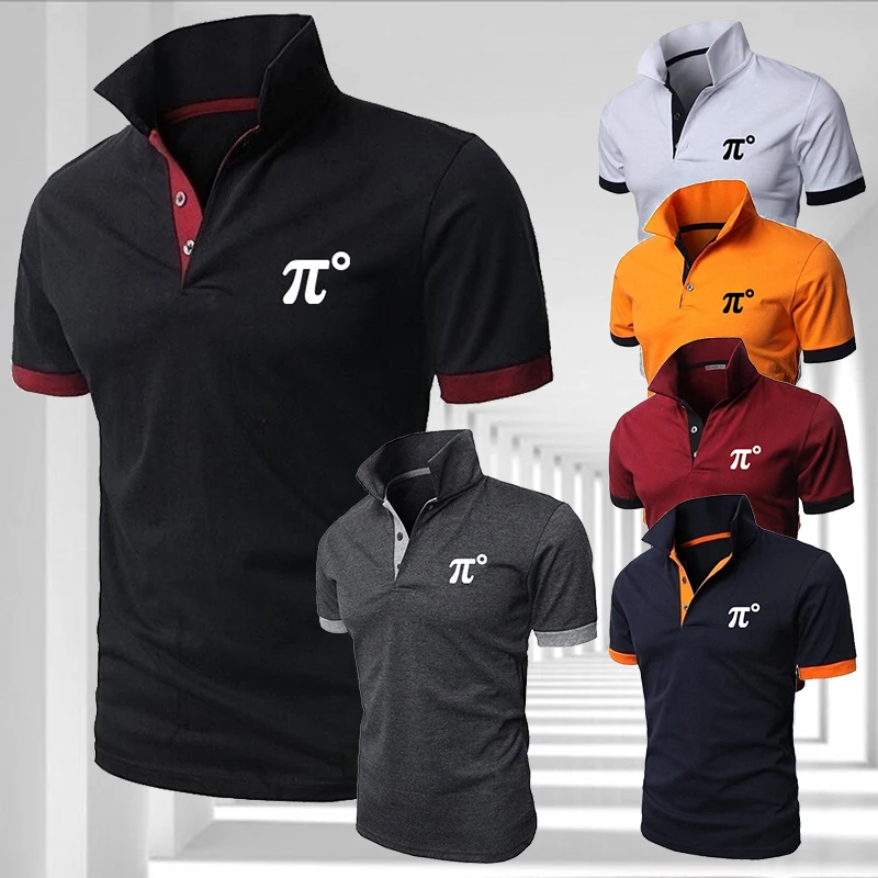 Summer New Men's Fashion Personality Slim Short-sleeved Shirt POLO Shirt Golf Polo Shirt Short sleeves
Summer New Men's Fashion Personality Slim Short-sleeved Shirt POLO Shirt Golf Polo Shirt Short sleeves