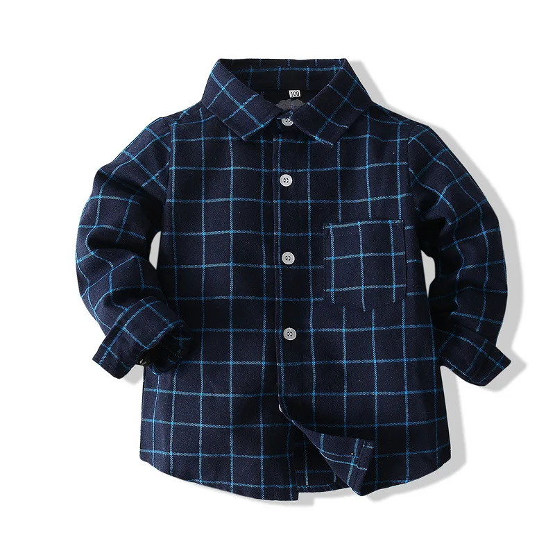 Long Sleeve Cotton Boys Shirt Plaid 3-8Years Children Spring Autumn Tops Kids Casual Clothes
Long Sleeve Cotton Boys Shirt Plaid 3-8Years Children Spring Autumn Tops Kids Casual Clothes