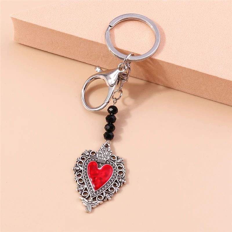 Vintage Silver Color Alloy Love Heart Keychain DIY Handmade Keyrings Souvenir Gifts for Women Men Handbag Pendants Key Chains
Vintage Silver Color Alloy Love Heart Keychain DIY Handmade Keyrings Souvenir Gifts for Women Men Handbag Pendants Key Chains
