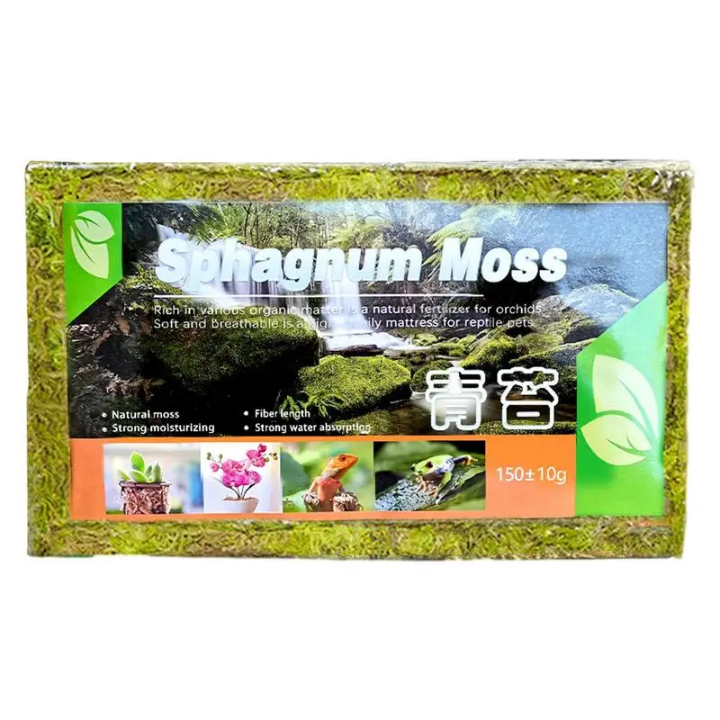 Moss for Potted Plants 150g Compressed Sphagnum Peat Moss Culture Fertilizer Substrate Soil Garden Supplies for Potted Plants
Moss for Potted Plants 150g Compressed Sphagnum Peat Moss Culture Fertilizer Substrate Soil Garden Supplies for Potted Plants