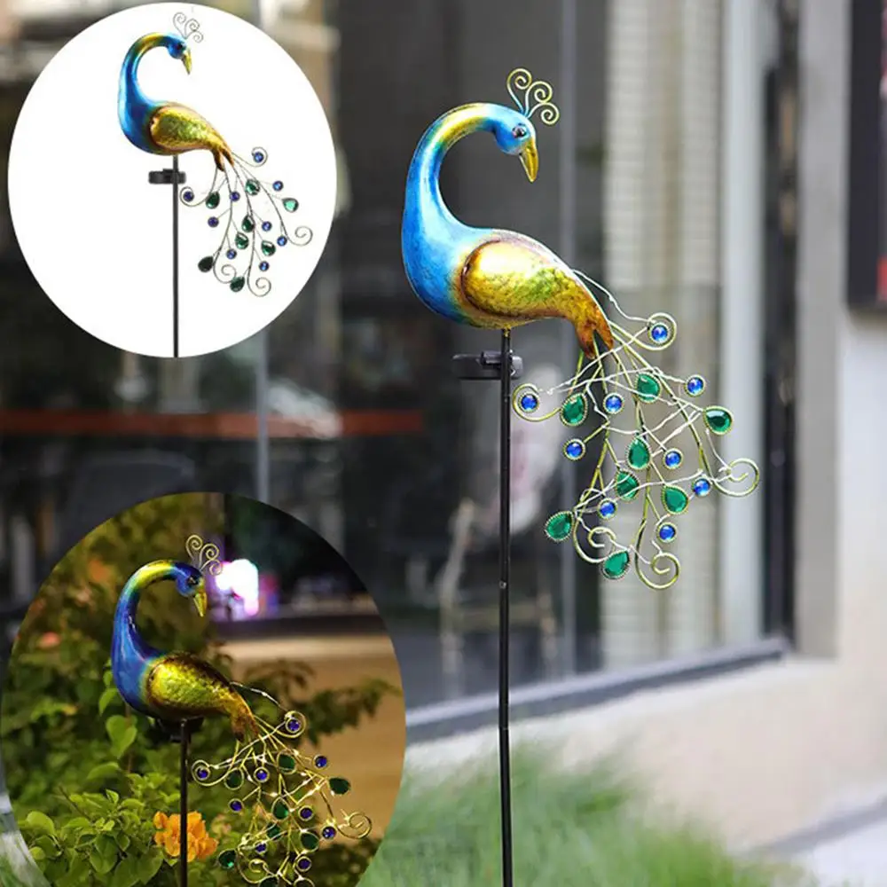 Solar Powered LED Lawn Light Creative Peacock Waterproof Fairy Garden Decor Lamp For Pavilion Yard Landscape Garden Lawn Lights
Solar Powered LED Lawn Light Creative Peacock Waterproof Fairy Garden Decor Lamp For Pavilion Yard Landscape Garden Lawn Lights