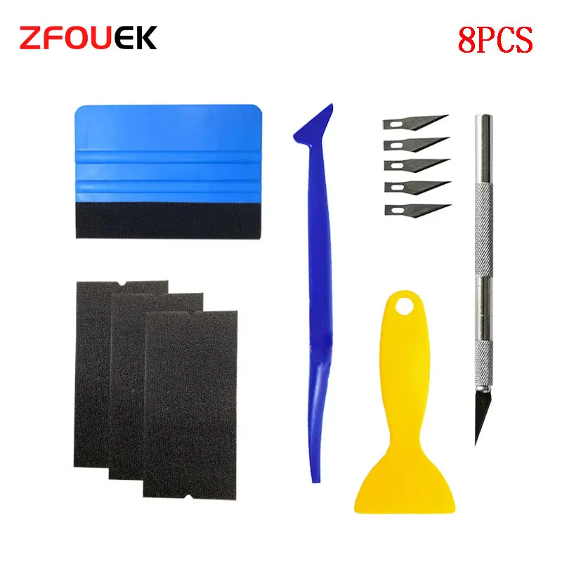 New Car Vinyl Wrap Tool Kit Scraper Vehicles Vinyl Car Accessories Felt Squeegee Auto Window Tint Film Spatula Craft Cutter
New Car Vinyl Wrap Tool Kit Scraper Vehicles Vinyl Car Accessories Felt Squeegee Auto Window Tint Film Spatula Craft Cutter