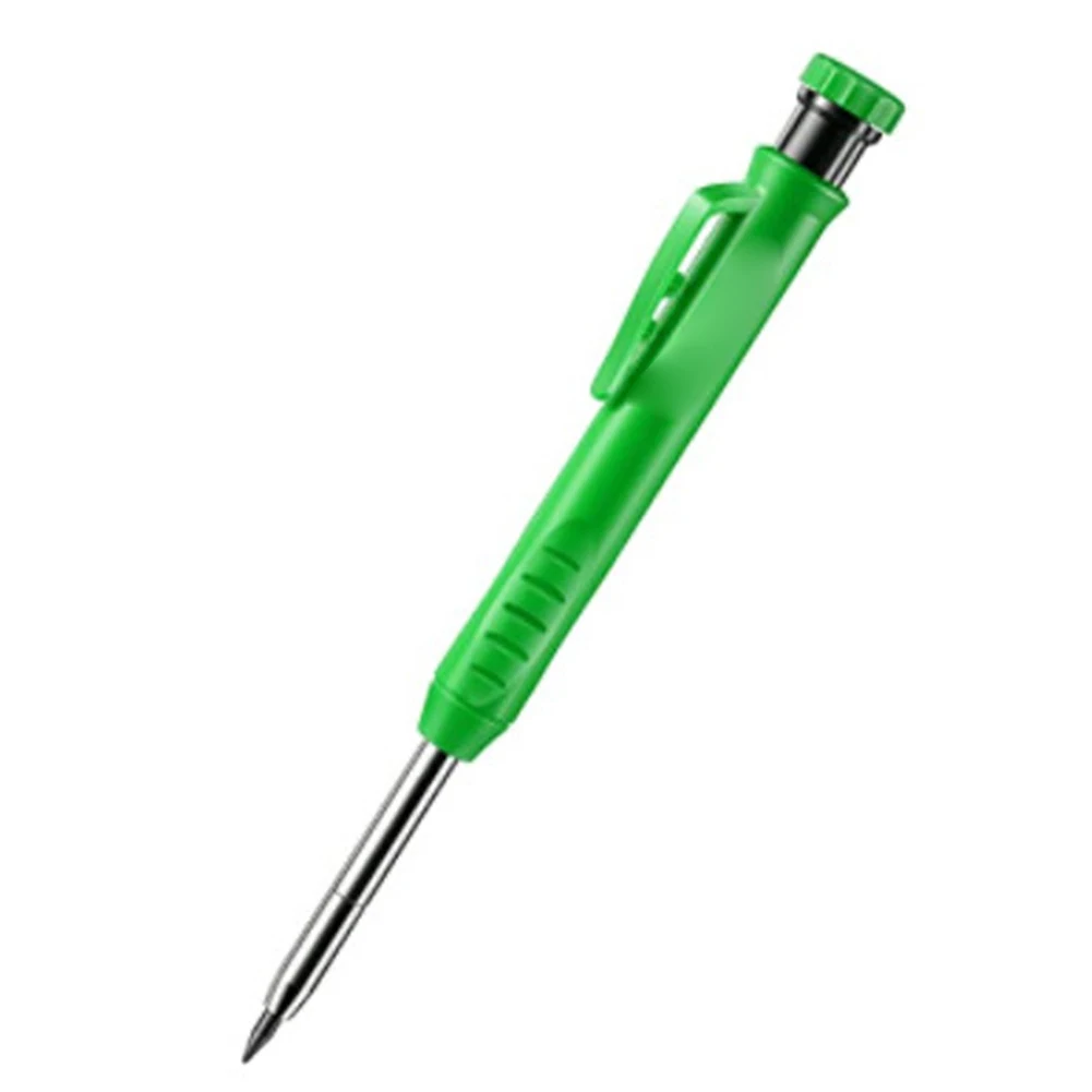 1 Pcs Carpenter Pencil With Refill Leads And Built-in Sharpener For Deep Hole Marker Construction Tool Woodworking Marking Tool
1 Pcs Carpenter Pencil With Refill Leads And Built-in Sharpener For Deep Hole Marker Construction Tool Woodworking Marking Tool