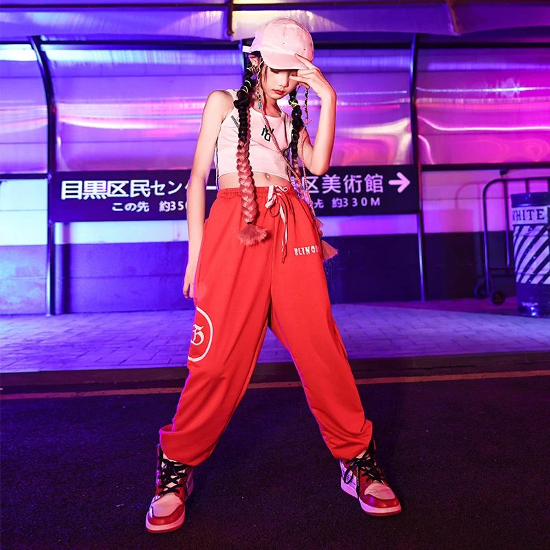Children Jazz Dance Costume White Vest Hiphop Pants Performance Costume Girls Street Dance Rave Clothes Hip Hop Clothes 120-170
Children Jazz Dance Costume White Vest Hiphop Pants Performance Costume Girls Street Dance Rave Clothes Hip Hop Clothes 120-170