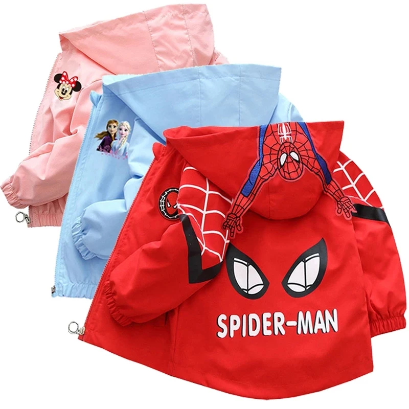 Autumn Children's Cartoon Mickey Minnie Spiderman Elsa Jacket Spring Baby Boy Girl Outing Clothes Kid Zipper Outwear Hooded 1-8Y
Autumn Children's Cartoon Mickey Minnie Spiderman Elsa Jacket Spring Baby Boy Girl Outing Clothes Kid Zipper Outwear Hooded 1-8Y