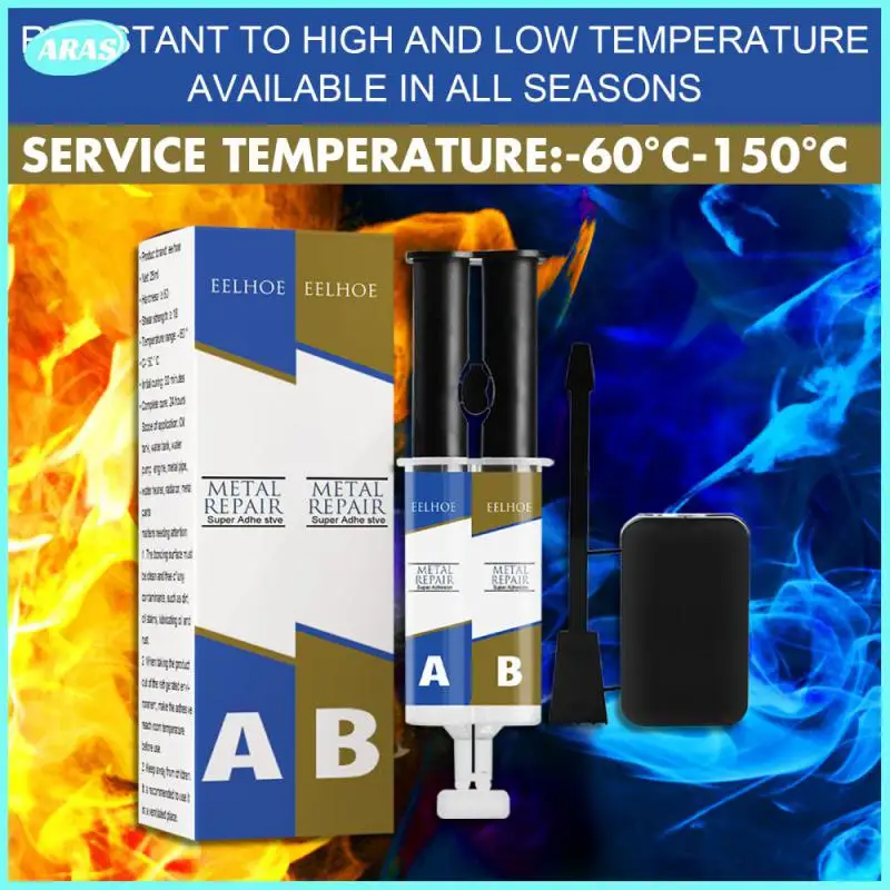 AB Strong Bonding Sealant Casting Repair Glue Machine Metal Home Appliances Casting Repair Glue for Car Home
AB Strong Bonding Sealant Casting Repair Glue Machine Metal Home Appliances Casting Repair Glue for Car Home