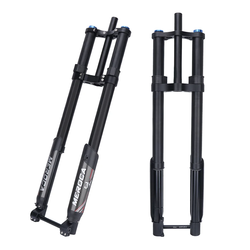 

Alloy DH Downhill Air Pressure Suspension Bike Fork 200mm Travel Lockable Aluminum MTB Mountain Bicycle Front Fork 26" 27.5" 29"