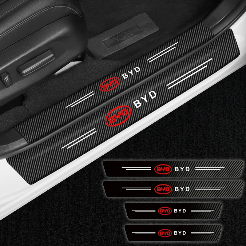 4pcs Car Door Sill Stickers Carbon Fiber Protector for BYD F3 S6 F0 Tang I3 S7 G3 E5 E2 E1 E3 E9 D1 S8 E6 L3 M6 Song Accessories
4pcs Car Door Sill Stickers Carbon Fiber Protector for BYD F3 S6 F0 Tang I3 S7 G3 E5 E2 E1 E3 E9 D1 S8 E6 L3 M6 Song Accessories
