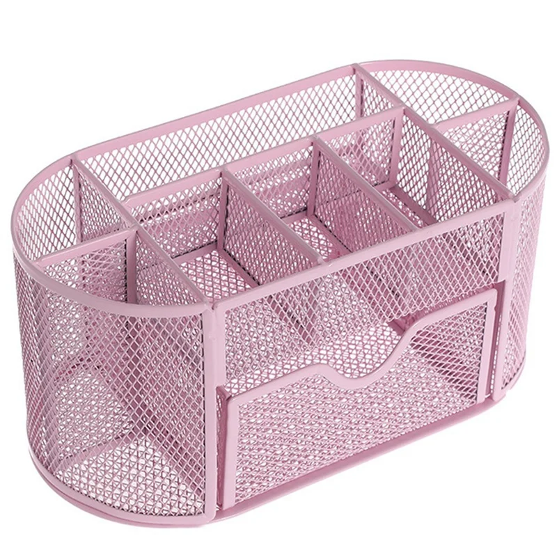 NEW-Multifunctional Wrought Iron 9-Grid Desk Storage Box with Drawers Student Stationery Finishing Box Desktop Storage Box
NEW-Multifunctional Wrought Iron 9-Grid Desk Storage Box with Drawers Student Stationery Finishing Box Desktop Storage Box