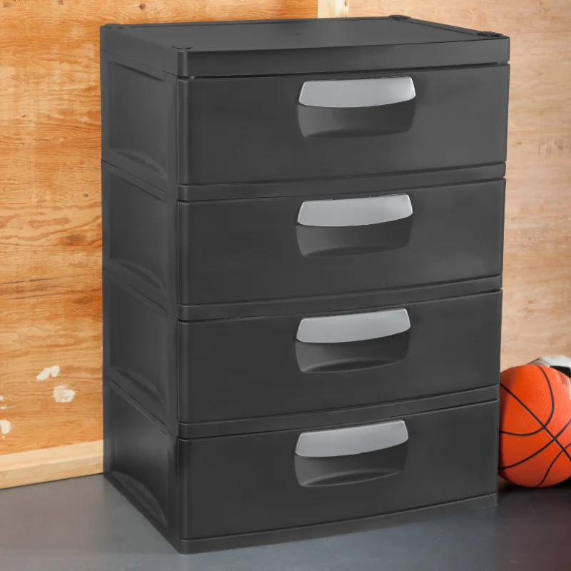 Sterilite 4 Drawer Unit Plastic, Flat Graystorage boxes storage box storage organizer
Sterilite 4 Drawer Unit Plastic, Flat Graystorage boxes storage box storage organizer