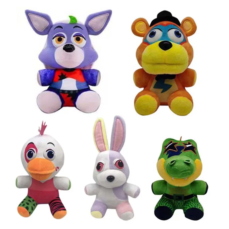 Кукла FNAF Fazbear плюшевая, окрашенная вручную, 18 см, кошмар, кекс, Фокси, воздушный шар, клоун
Кукла FNAF Fazbear плюшевая, окрашенная вручную, 18 см, кошмар, кекс, Фокси, воздушный шар, клоун