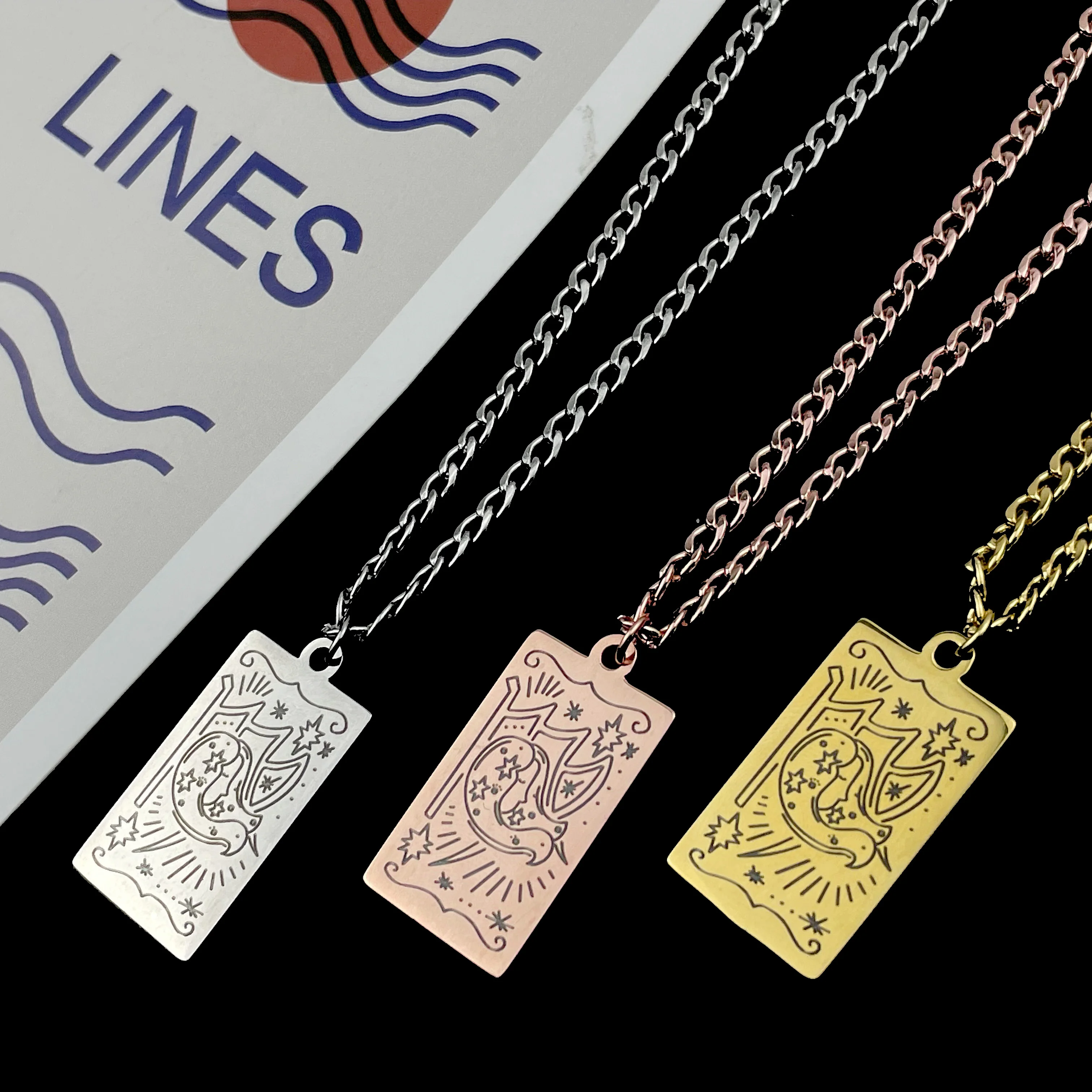 Stainless Steel Men Cuban Chain Necklaces Personalized Virgo Constellations Tarot Pendant Women Necklaces Jewelry Birthday Gifts
Stainless Steel Men Cuban Chain Necklaces Personalized Virgo Constellations Tarot Pendant Women Necklaces Jewelry Birthday Gifts