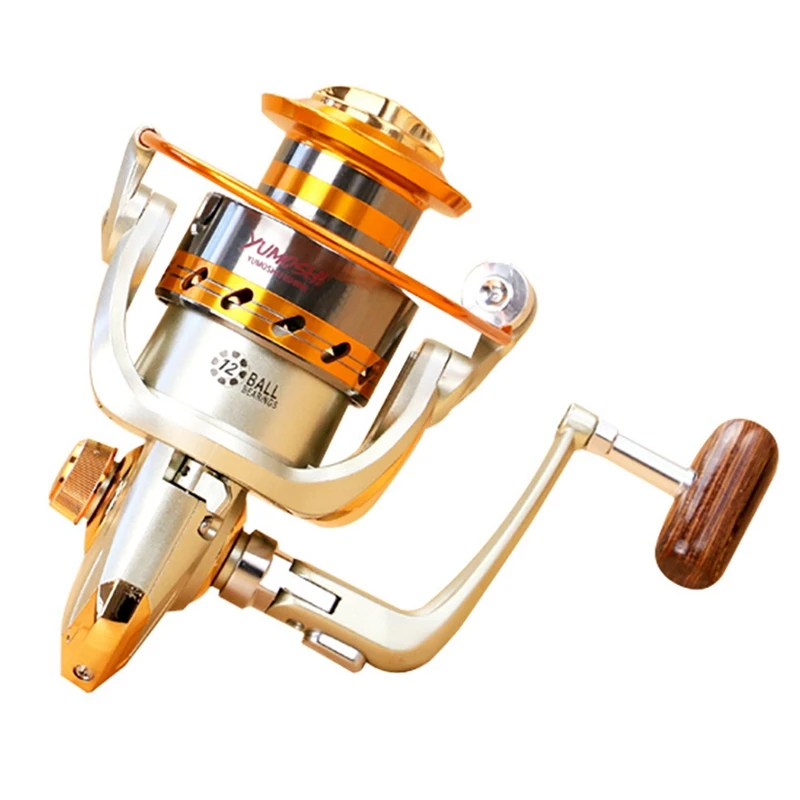 YUMOSHI Fishing Reel 5.5:1 12 Spinning Fishing Reel Distant Wheel Metal Spinning Fishing Reel For Ocean Rivers Lakes Ponds
YUMOSHI Fishing Reel 5.5:1 12 Spinning Fishing Reel Distant Wheel Metal Spinning Fishing Reel For Ocean Rivers Lakes Ponds