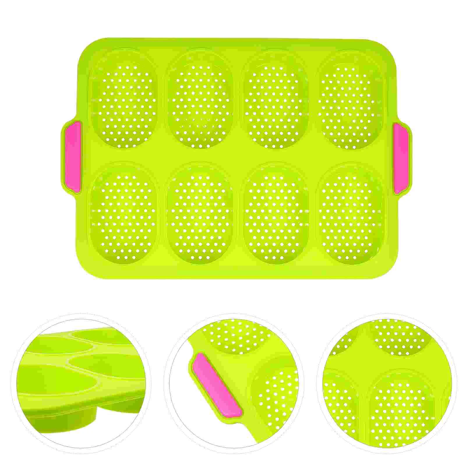 Pan Bread Loaf Baking Tray Silicone Non Stick Perforated Mini French Nonstick Crisping Pans Pudding Pies Sheets
Pan Bread Loaf Baking Tray Silicone Non Stick Perforated Mini French Nonstick Crisping Pans Pudding Pies Sheets