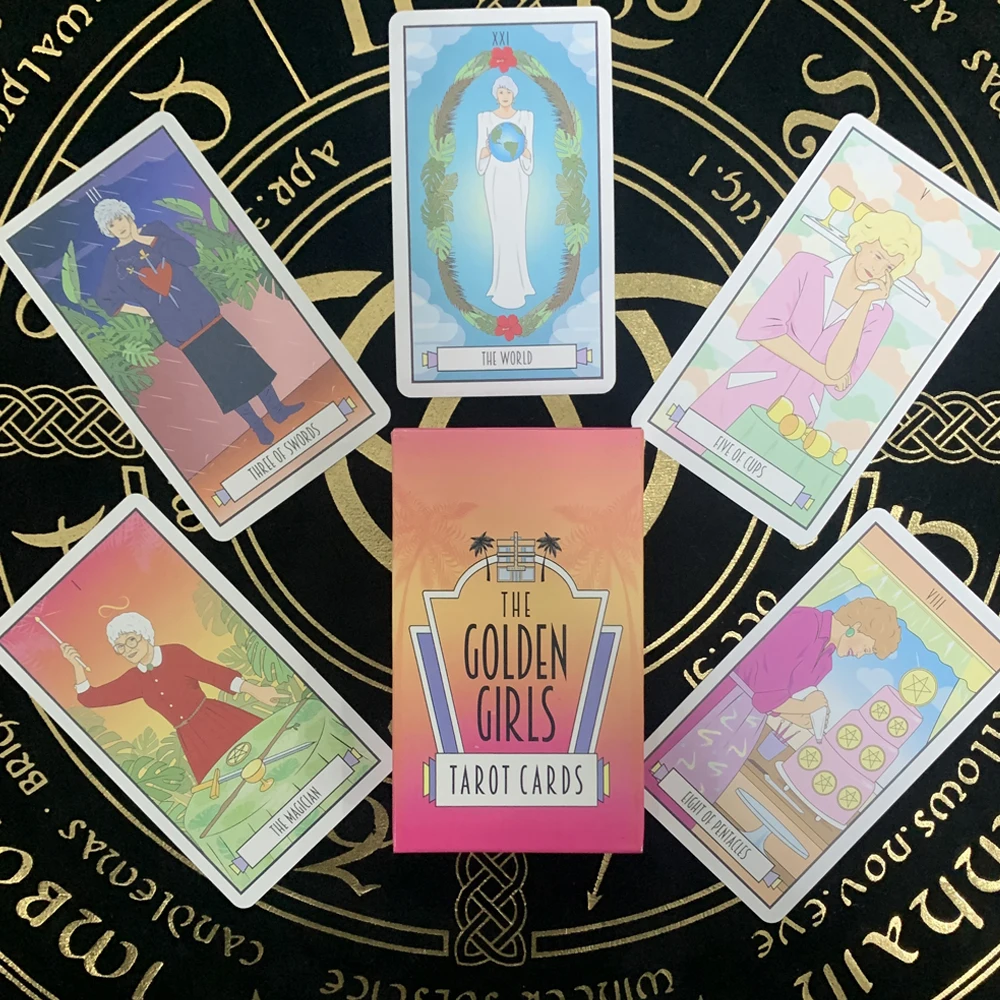 Golden Girls Tarot Cards Board Games for Adults High Quality Special Style Psychic Occult Witchcraft Supplies
Golden Girls Tarot Cards Board Games for Adults High Quality Special Style Psychic Occult Witchcraft Supplies