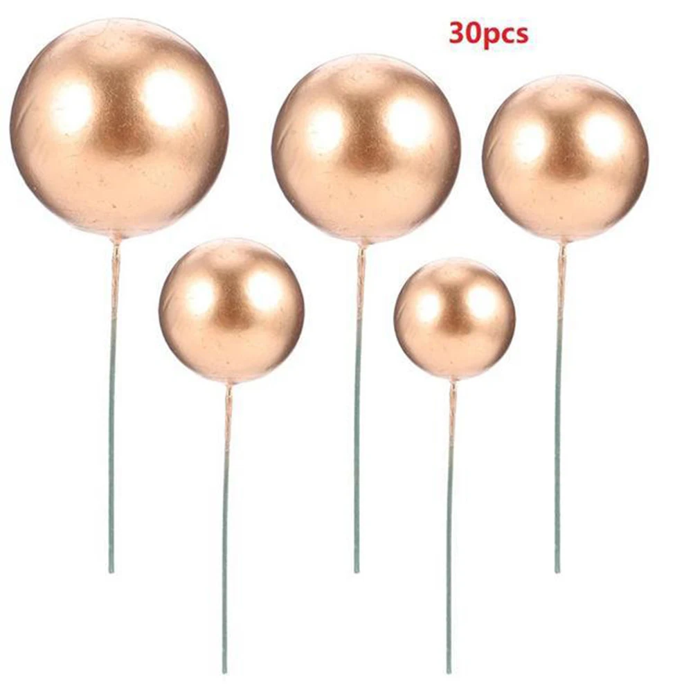 Cake Topper Cake Decor Home Kitchen Foam+ Wire For Party Silver/Golden 30pcs/60pcs Ball Cake Topper Ball Decor
Cake Topper Cake Decor Home Kitchen Foam+ Wire For Party Silver/Golden 30pcs/60pcs Ball Cake Topper Ball Decor