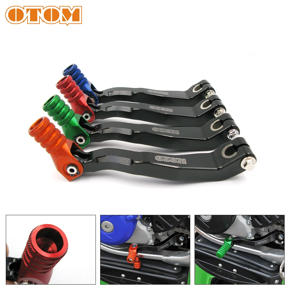 

OTOM Motorcycle Shift Lever Spline Inlaid Iron Sleeve Wheelbase 111mm Equipped Pedal Lateral Extension Head For NC250 Gear Parts