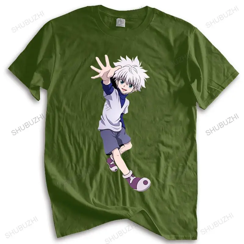 Cotton Tshirt Men Crew Neck Tops Hunter X Hunter Anime Character Killua Zoldyck men's t shirt Unisex Teeshirt Euro Size
Cotton Tshirt Men Crew Neck Tops Hunter X Hunter Anime Character Killua Zoldyck men's t shirt Unisex Teeshirt Euro Size