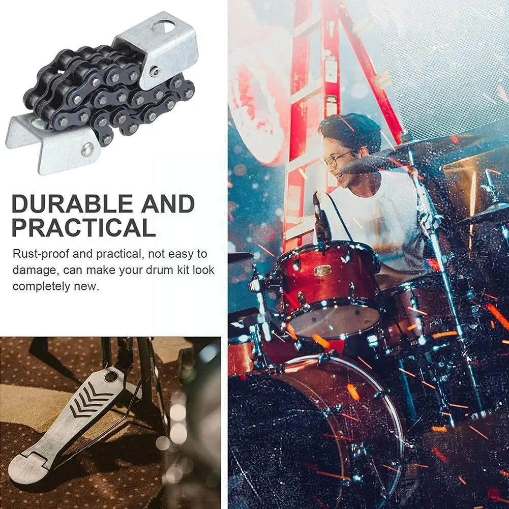 Drum Drum Pedal Chain Single Chain Double Chain Pedal Double Chain Accessories Pedal Drum O0U1
Drum Drum Pedal Chain Single Chain Double Chain Pedal Double Chain Accessories Pedal Drum O0U1