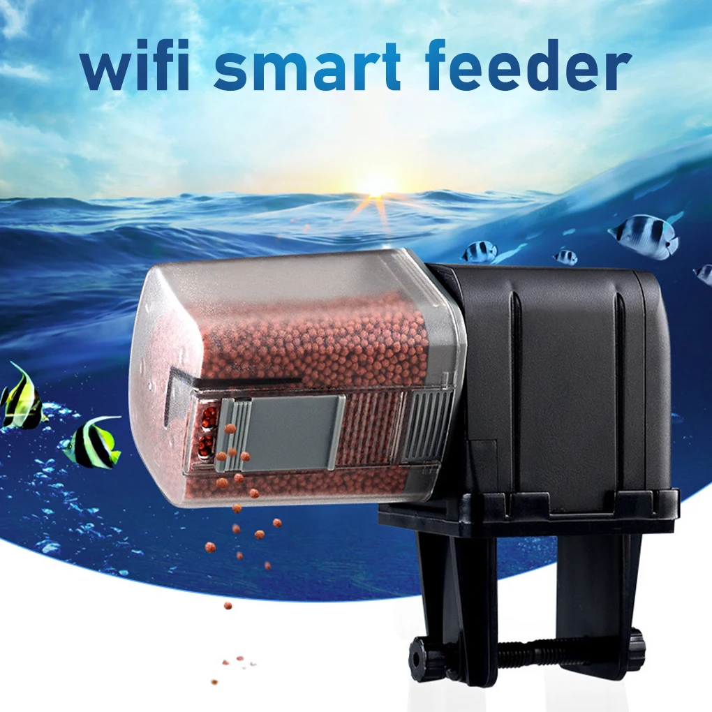 Automatic Aquarium Fish Tank Food Feeder Timing/Wifi Wireless Intelligent Mobile APP Voice Control Remote Control Fish Dispenser
Automatic Aquarium Fish Tank Food Feeder Timing/Wifi Wireless Intelligent Mobile APP Voice Control Remote Control Fish Dispenser