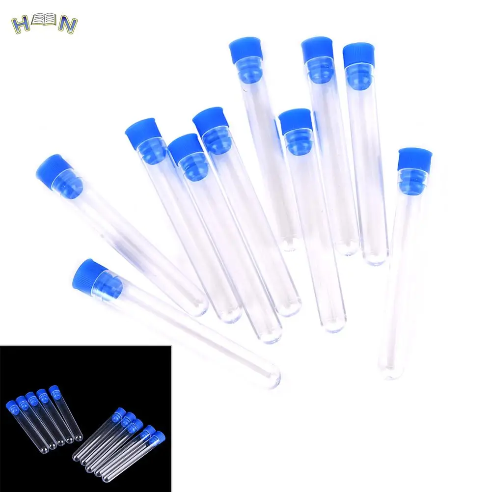 Plastic Test Tubes Hard Plastic Test Tube With Wing Plug for Office School Chemistry Supplies 10*80mm 10pcs Clear
Plastic Test Tubes Hard Plastic Test Tube With Wing Plug for Office School Chemistry Supplies 10*80mm 10pcs Clear