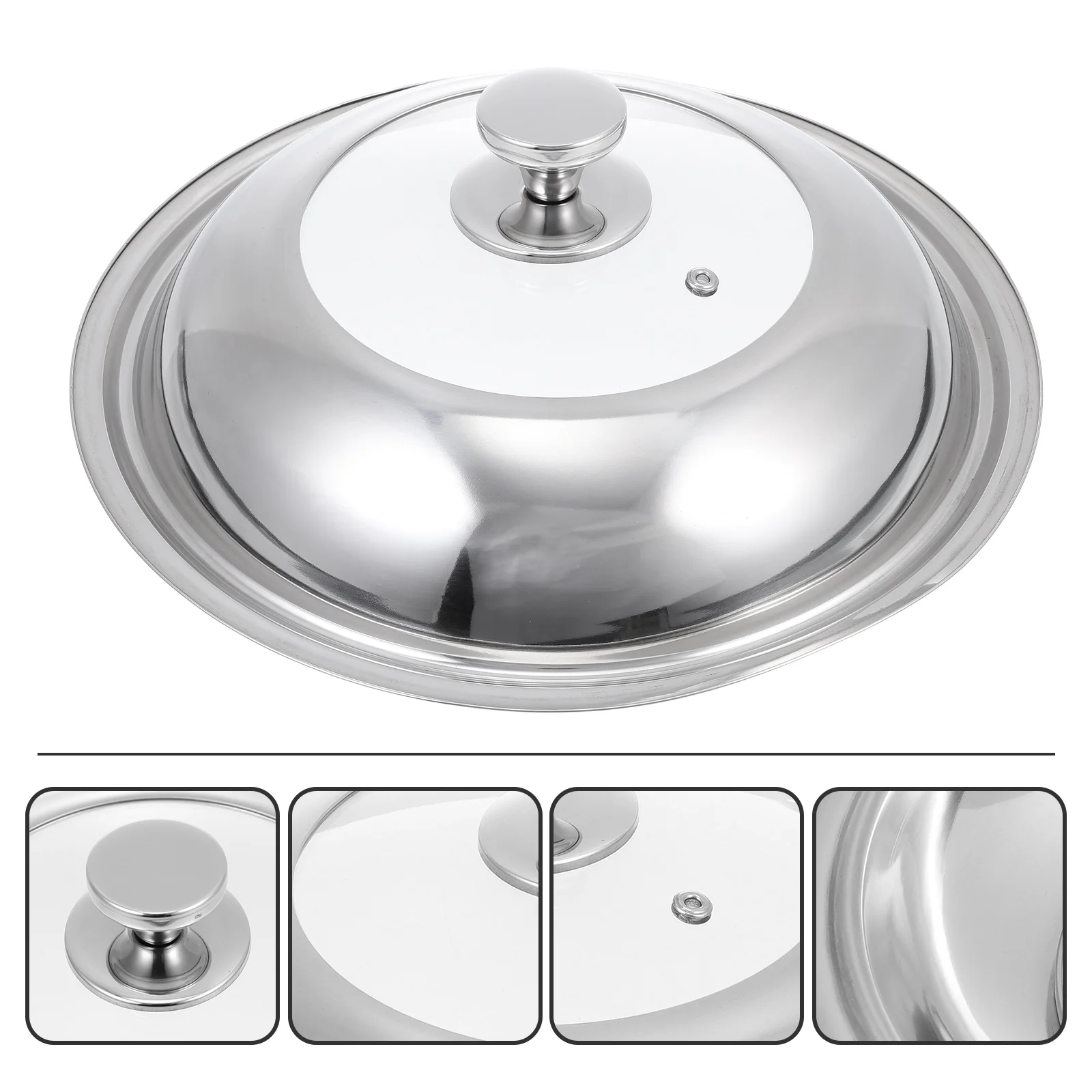 Wok Cover Frying Pan Lid Cookware Covers Frying Pan Cover Universal Pot Lid Glass Cooking Pot Covers Food Save Cover Work
Wok Cover Frying Pan Lid Cookware Covers Frying Pan Cover Universal Pot Lid Glass Cooking Pot Covers Food Save Cover Work