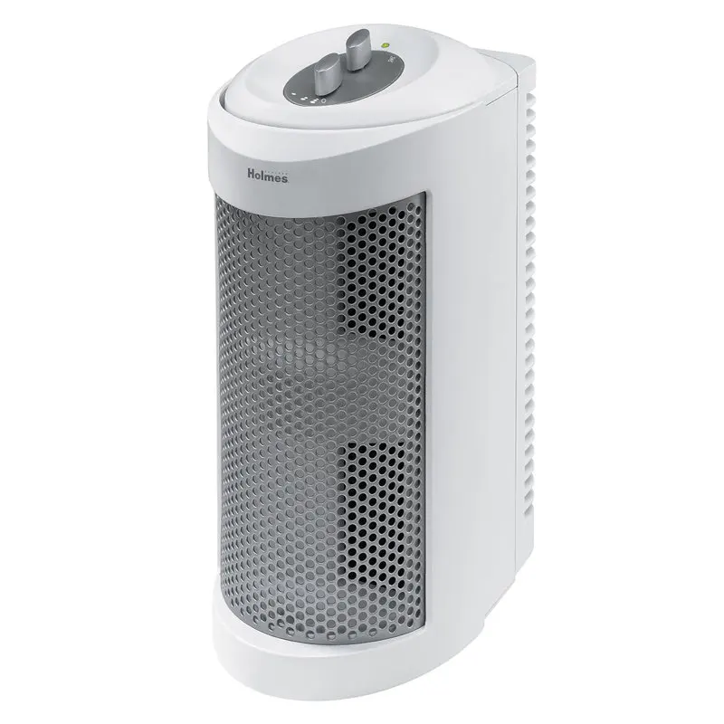 True HEPA Allergen Remover Mini Tower Air Purifier with Optional Ionizer for Small Spaces, White (HAP706-NU-1)
True HEPA Allergen Remover Mini Tower Air Purifier with Optional Ionizer for Small Spaces, White (HAP706-NU-1)