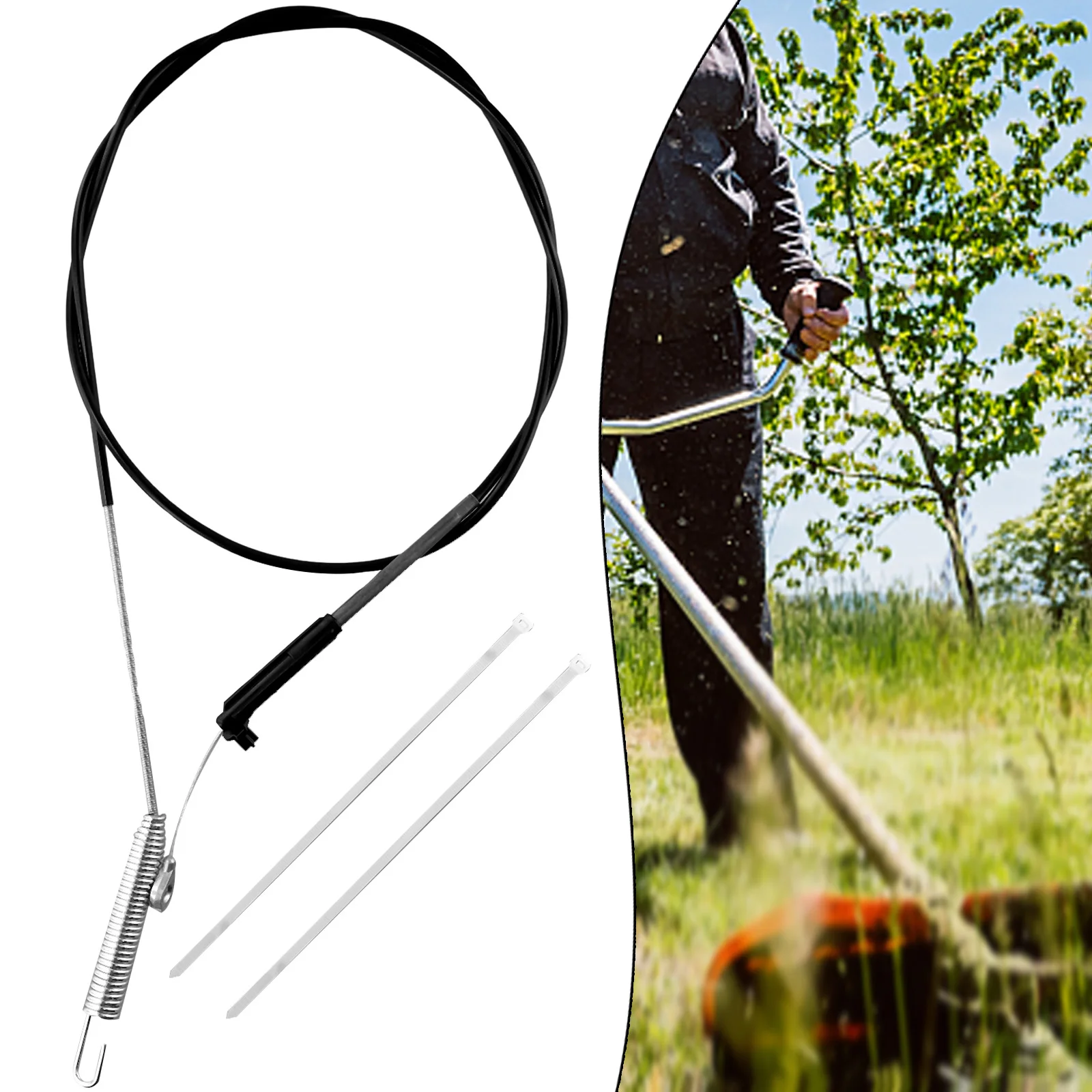 Black Line Brake Cable Replacement Accessories Easy To Install For 1206243 Timemaster For Toro 120-6243 Time Master
Black Line Brake Cable Replacement Accessories Easy To Install For 1206243 Timemaster For Toro 120-6243 Time Master
