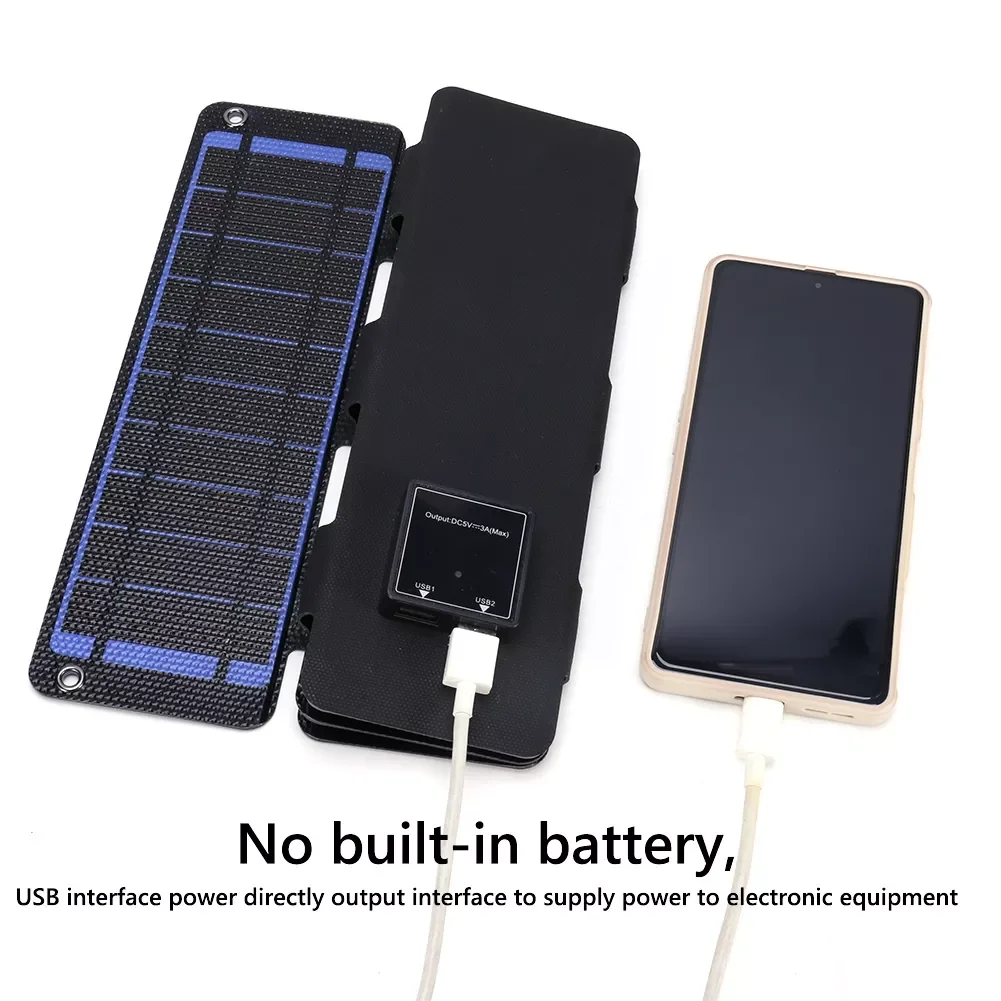 NEW2023 5V 40W Mobile Bank Dual USB 2.0 Output IPX6 Waterproof Solar Charger Anti Scratch with Carabiner for Outdoor Camping
NEW2023 5V 40W Mobile Bank Dual USB 2.0 Output IPX6 Waterproof Solar Charger Anti Scratch with Carabiner for Outdoor Camping