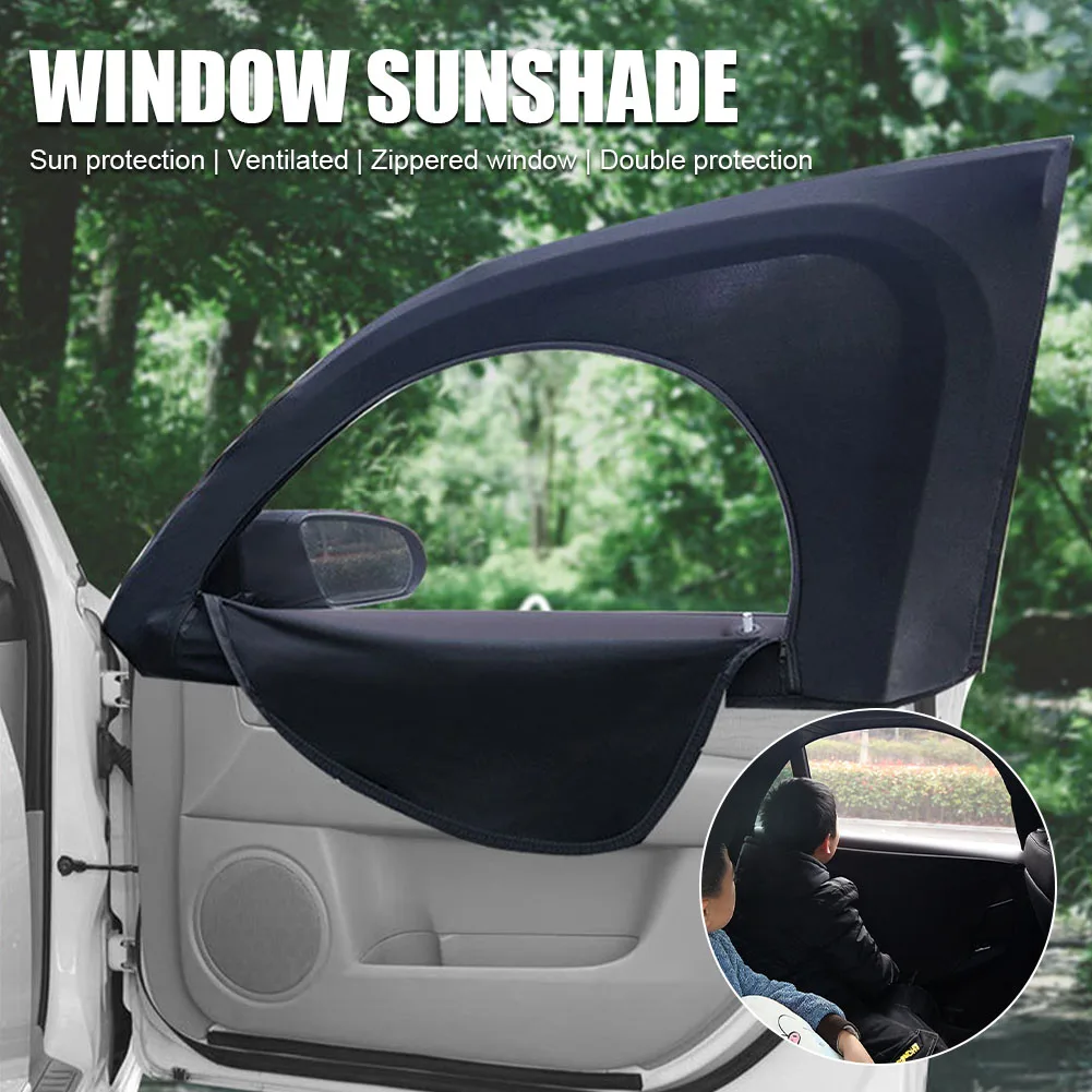 2pcs Car Sun Shade Double-Layer UV Protection Front Rear Window Shade Cover Zippered Lining Side Wndow Sunshade Anti-mosquito
2pcs Car Sun Shade Double-Layer UV Protection Front Rear Window Shade Cover Zippered Lining Side Wndow Sunshade Anti-mosquito