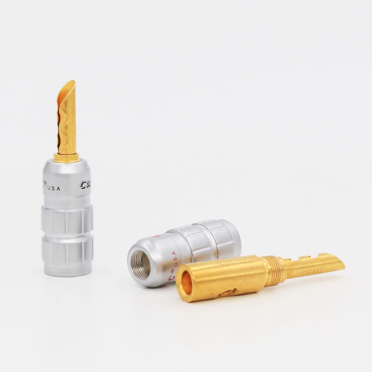 VB416G CMc Gold plated Banana speaker connectors Banana jack BFA
VB416G CMc Gold plated Banana speaker connectors Banana jack BFA
