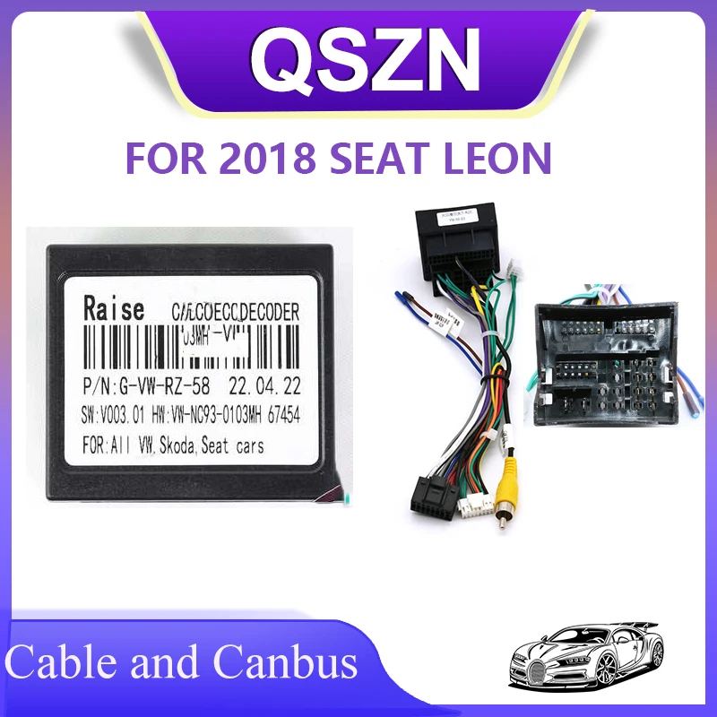 Автомобильный адаптер с декодером Canbus для 2018 SEAT Leon, автомобильный медиаплеер, радио, CAN-шина для Android
Автомобильный адаптер с декодером Canbus для 2018 SEAT Leon, автомобильный медиаплеер, радио, CAN-шина для Android