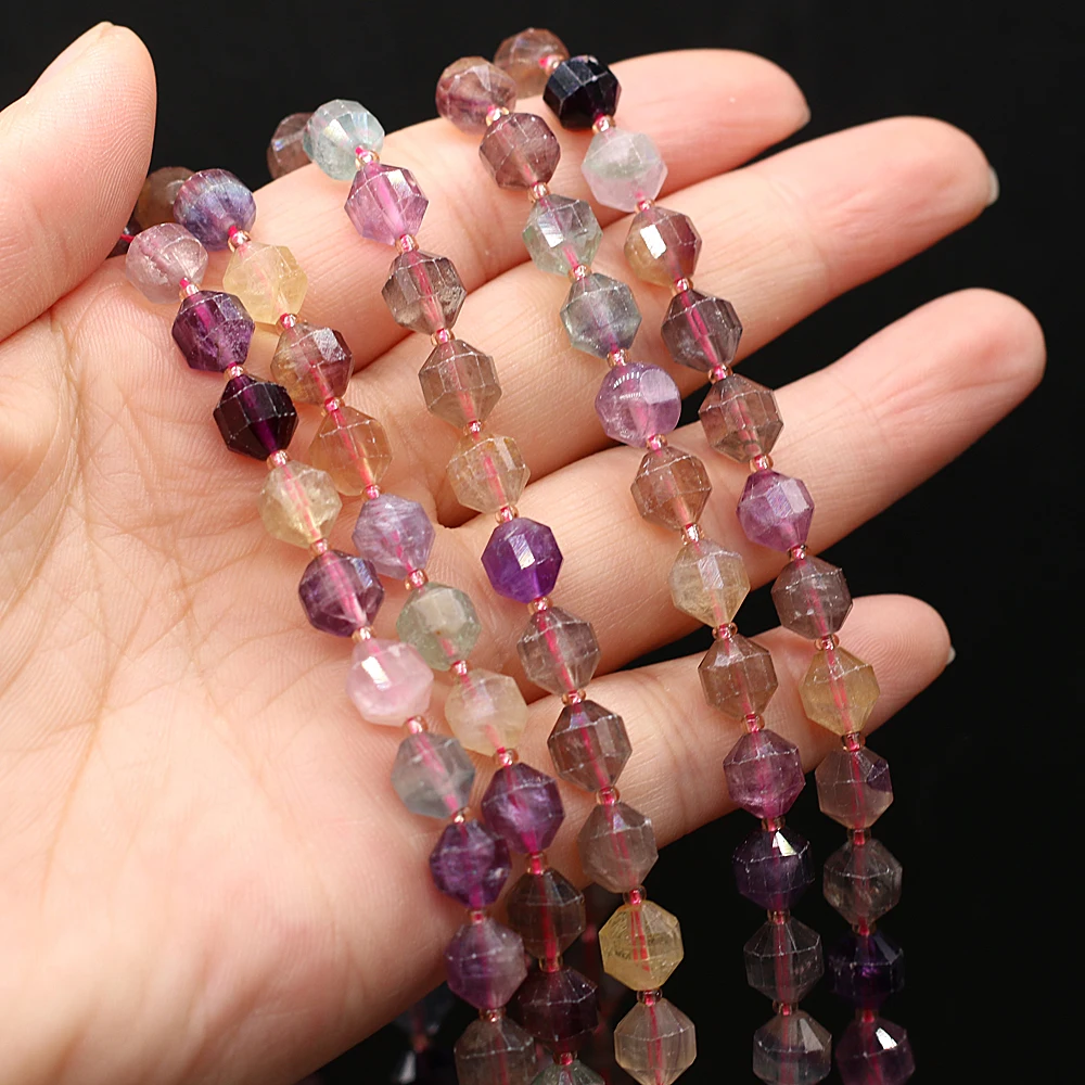 Natural Fluorite Stone Beads Roundle Faceted Loose Spacer Beads For Jewelry Making DIY Bracelet Necklace Strands 8mm
Natural Fluorite Stone Beads Roundle Faceted Loose Spacer Beads For Jewelry Making DIY Bracelet Necklace Strands 8mm
