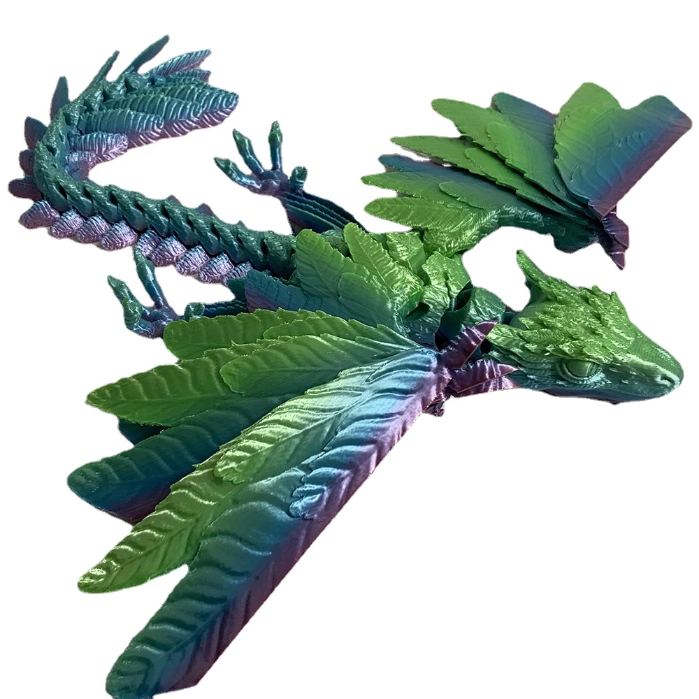 3D Printed Feather Flying Dragon Model Tabletop Decoration Gift Toys for Adults Action Figure with Movable Joints 3D Printing
3D Printed Feather Flying Dragon Model Tabletop Decoration Gift Toys for Adults Action Figure with Movable Joints 3D Printing