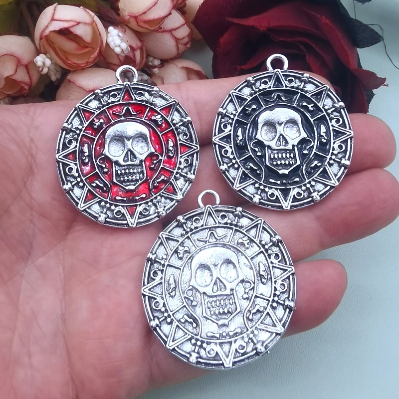 2 Antique Silver Drop Oil Skull Pirate Charm DIY Jewelry Necklace
2 Antique Silver Drop Oil Skull Pirate Charm DIY Jewelry Necklace